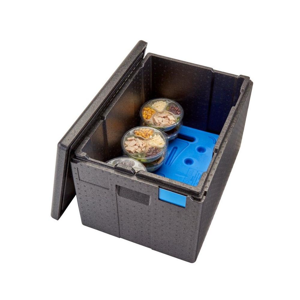 Termoizolační box Cam GoBox XL, horní plnění, GN 1/1, 64,5 l, Cambro, 64,5 l, 64,5L, Černá, 610x430x(H)390mm | EPP180XLT110